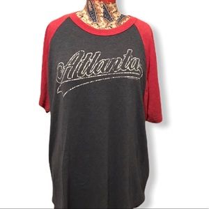 Atlanta braves baseball tee